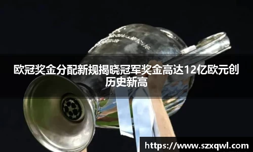欧冠奖金分配新规揭晓冠军奖金高达12亿欧元创历史新高