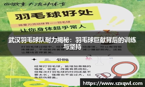 武汉羽毛球队耐力揭秘：羽毛球巨献背后的训练与坚持
